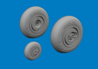 Eduard 6481159 Hs 129B wheels for Takom 1:48