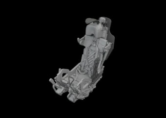 Eduard 6481160 MiG-21F ejection seat w/ integral seat belts PRINT for Eduard 1:48