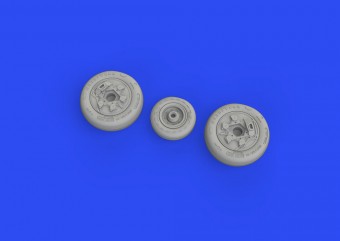 Eduard 648707 F-16 wheels early for TAMIYA 1:48