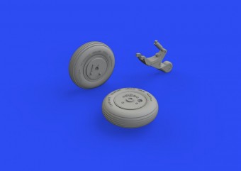 Eduard 648799 A6M3 wheels for EDUARD 1:48