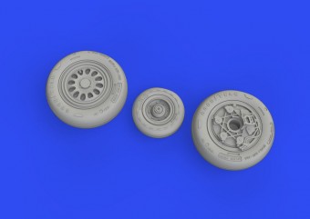Eduard 648833 F-16C wheels late for KINETIC 1:48