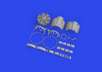 Eduard 648852 A6M2-N Rufe engine complete PRINT EDUARD 1:48