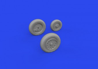 Eduard 648934 J-35 Draken wheels Type 1 HASEGAWA 1:48