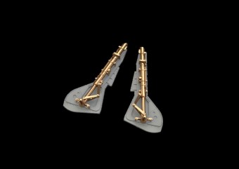 Eduard 648942 Fw 190A-7 undercarriage legs BRONZE 1/48