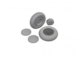 Eduard 648962 P-47D wheels cross tread 1/48