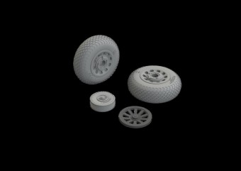 Eduard 648988 P-51B/C wheels cross tread EDUARD 1:48