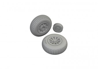 Eduard 672371 P-51D wheels block tread 2 1:72