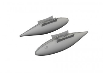 Eduard 672376 P-51D 165gal fuel tanks PRINT 1:72