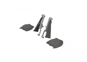 Eduard 672384 P-51D undercarriage legs PRINT EDUARD 1:72