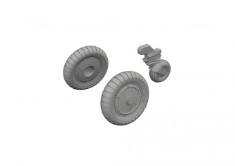 Eduard 672405 Bf 109G-6 wheels TAMIYA 1:72