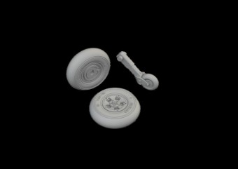 Eduard 672424 Spitfire Mk.I/II/V wheels for IBG 1:72