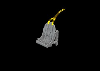 Eduard 672427 Spitfire Mk.I/II/V metal seat w/ integral belts PRINT for IBG 1:72