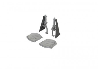 Eduard 672446 P-51D undercarriage legs PRINT for Arma Hobby 1:72