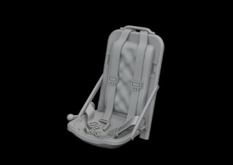 Eduard 672448 P-51D seat w/ integral seat belts PRINT for Arma Hobby 1:72