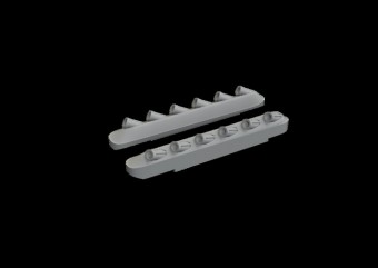 Eduard 674051 P-51B/C exhausts w/ fairings Lookplus for Arma Hobby 1:72