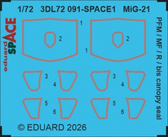 Eduard Accessories 674074 MiG-21R LööKplus for Eduard 1:72