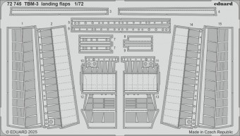 Eduard 72745 TBM-3 landing flaps HOBBY BOSS 1:72