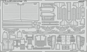Eduard 72751 B-24D undercarriage for Airfix 1:72