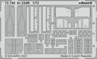 Eduard 73740 Ar 234B for Dragon 1:72