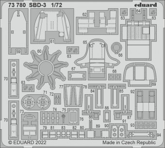 Eduard 73780 SBD-3 for FLYHAWK 1:72