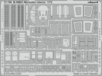 Eduard 73786 B-26B/C Marauder interior for HASEGAWA / HOBBY 2000 1:72