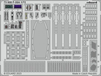 Eduard 73808 F-35A TAMIYA 1/72