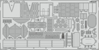 Eduard 73824 SM.79 interior ITALERI 1:72