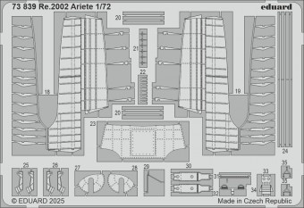 Eduard 73839 Re.2002 Ariete ITALERI 1:72