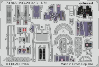 Eduard 73846 MiG-29 9-13 GREAT WALL HOBBY 1:72