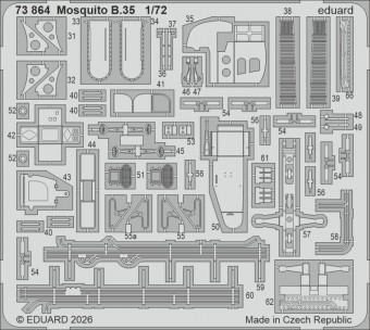 Eduard 73864 Mosquito B.35 for Airfix 1:72