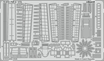Eduard Accessories 73872 F4F-3 for Arma Hobby 1:72