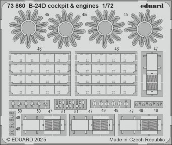 Eduard BIG72189 B-24D part I for Airfix 1:72