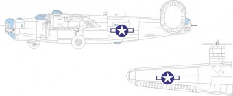 Eduard CX668 B-24H US national insignia 1:72