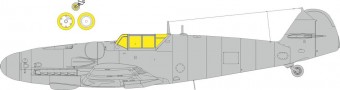 Eduard CX687 Bf 109G-6 classic canopy EDUARD 1:72