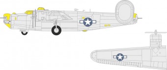 Eduard CX696 B-24J US national insignia HASEGAWA 1:72