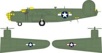Eduard CX701 B-24D US national insignia for Airfix 1:72