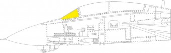 Eduard EX1040 F-14A windshield TFace GREAT WALL HOBBY 1:48