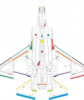 Eduard EX1098 F-35C RAM panels TAMIYA 1:48