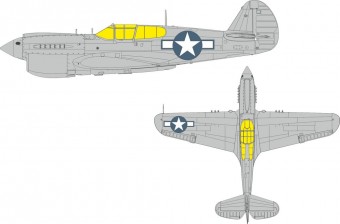 Eduard EX1134 P-40N US national insignia EDUARD 1:48