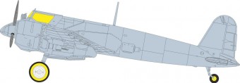 Eduard EX1147 Hs 129B Tface for Takom 1:48