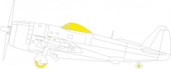 Eduard EX1155 P-47N Tface for Miniart 1:48