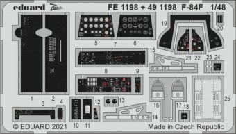 Eduard FE1198 F-84F for KINETIC 1:48