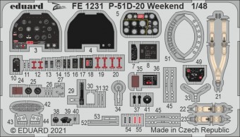 Eduard FE1231 P-51D-20 Weekend for EDUARD 1:48