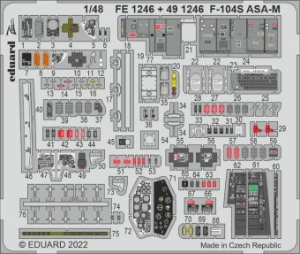 Eduard FE1246 F-104S ASA-M for KINETIC 1:48