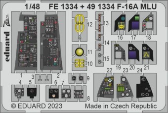 Eduard FE1334 F-16A MLU KINETIC 1:48