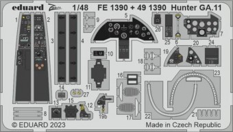 Eduard FE1390 Hunter GA.11 AIRFIX 1/48