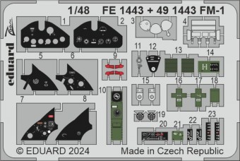 Eduard FE1443 FM-1 TAMIYA 1:48