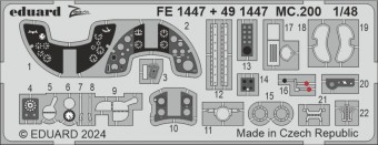 Eduard FE1447 MC.200 ITALERI 1:48