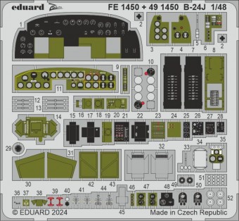Eduard FE1450 B-24J HOBBY BOSS 1:48