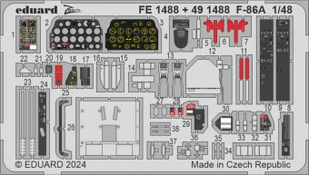 Eduard FE1488 F-86A CLEAR PROP 1:48